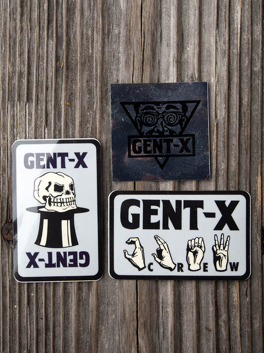 GENT-X STICKER SET