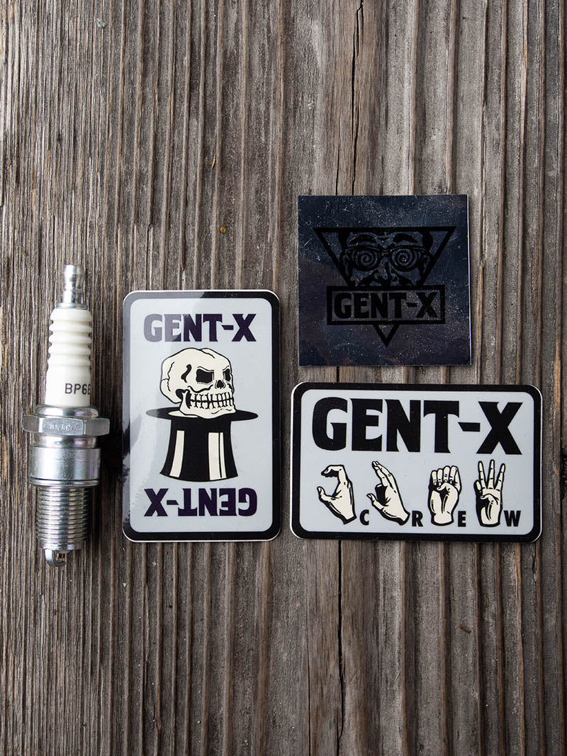 GENT-X STICKER SET