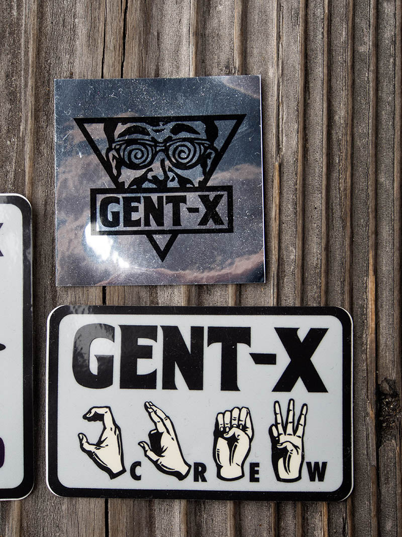 GENT-X STICKER SET