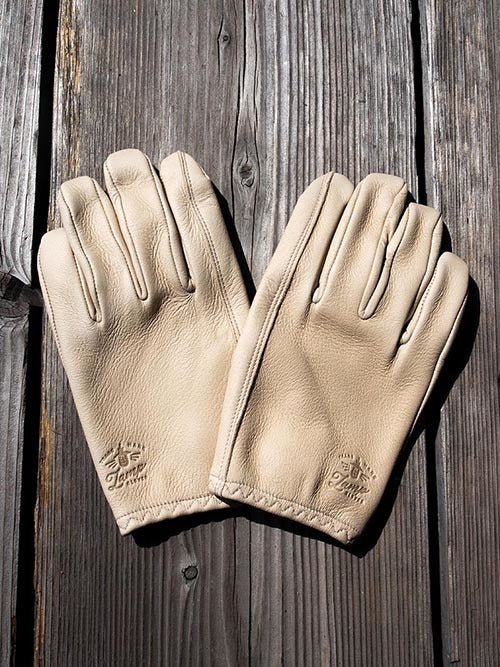 Deer Utility Glove Shorty -Greige-