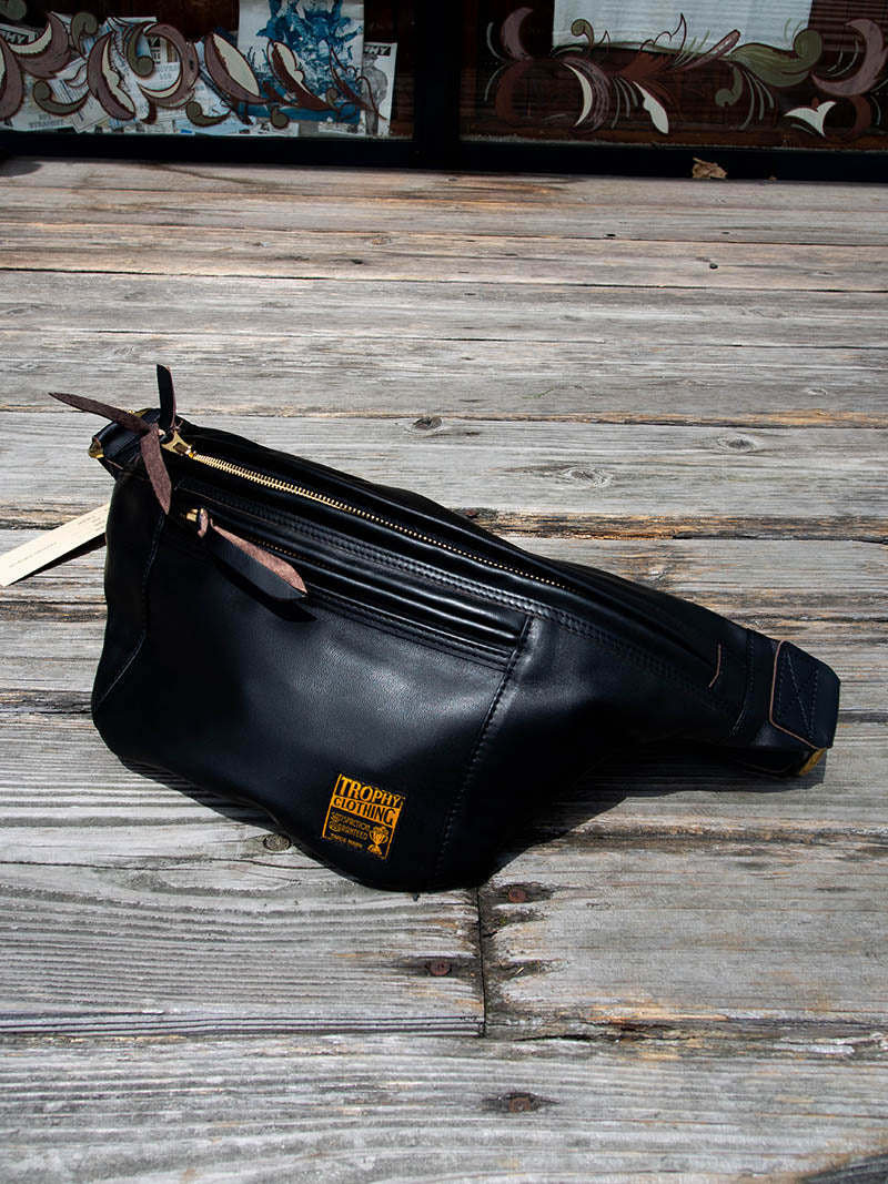 Day Trip Horsehide Bag -Black-