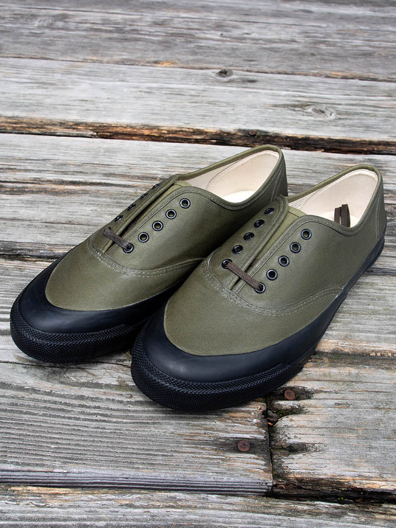 ACV-SNK01WX-PNT WAXED COTTON P-DECK SHOES