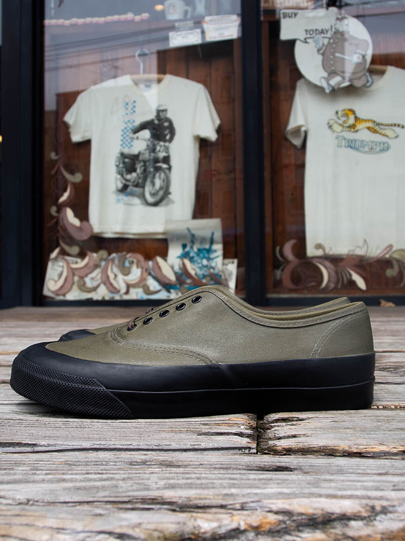 ACV-SNK01WX-PNT WAXED COTTON P-DECK SHOES