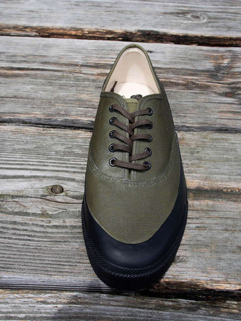 ACV-SNK01WX-PNT WAXED COTTON P-DECK SHOES