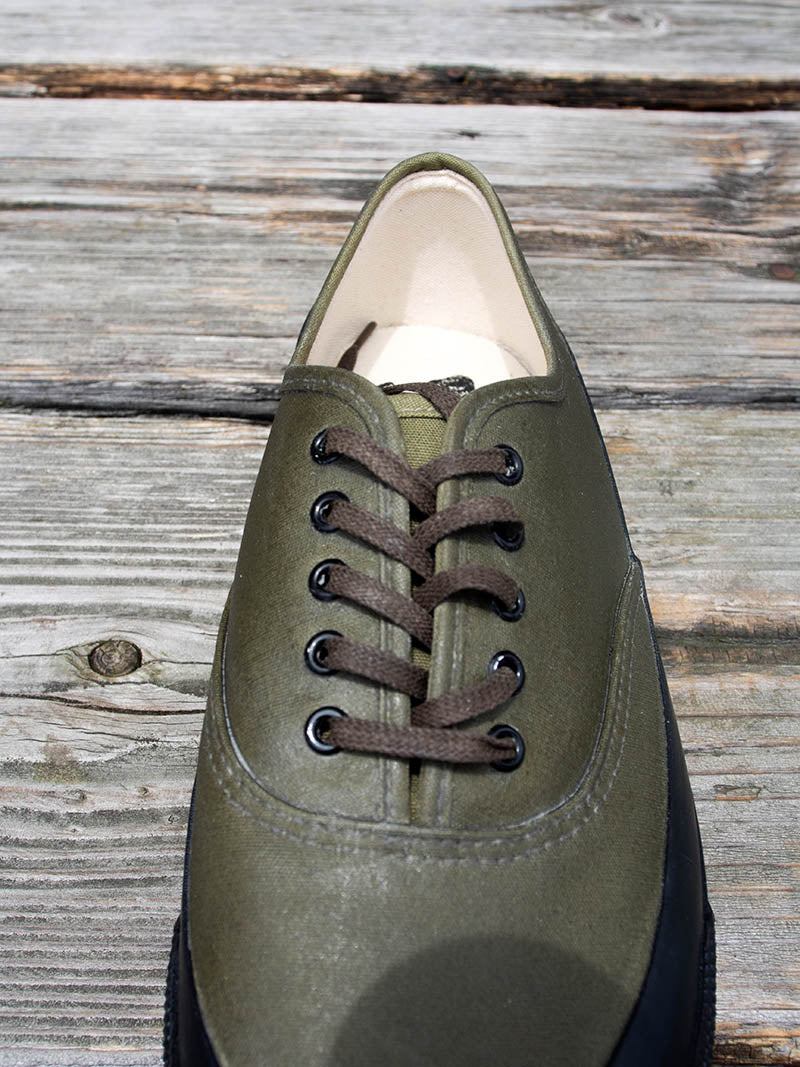 ACV-SNK01WX-PNT WAXED COTTON P-DECK SHOES