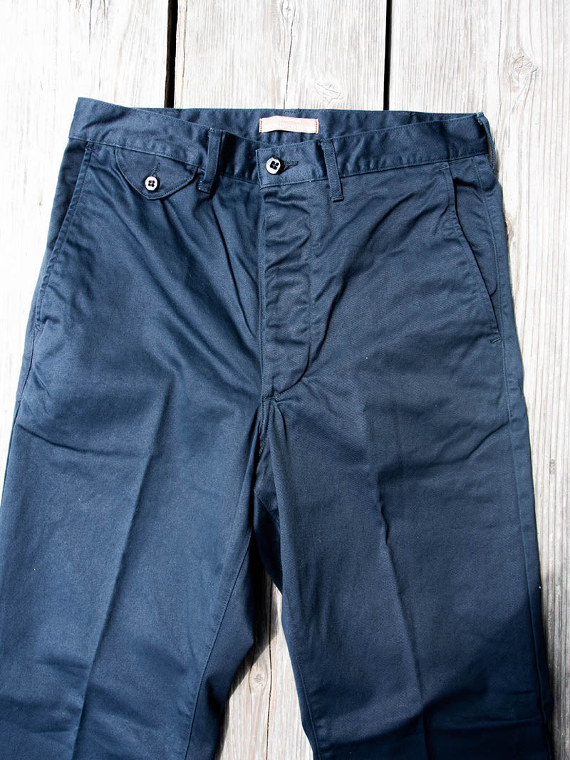 Officer Trousers, Regular Fit, Navy Chino