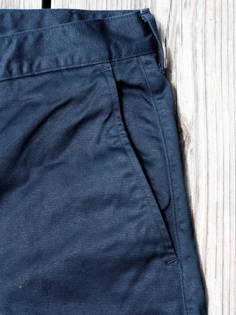 Officer Trousers, Regular Fit, Navy Chino