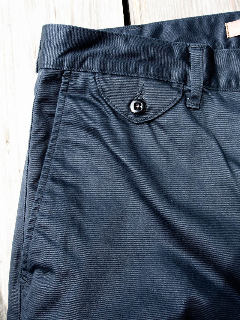 Officer Trousers, Regular Fit, Navy Chino