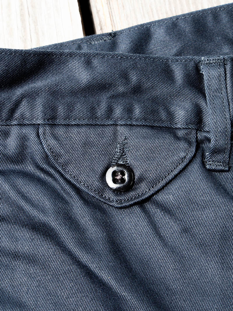 Officer Trousers, Regular Fit, Navy Chino