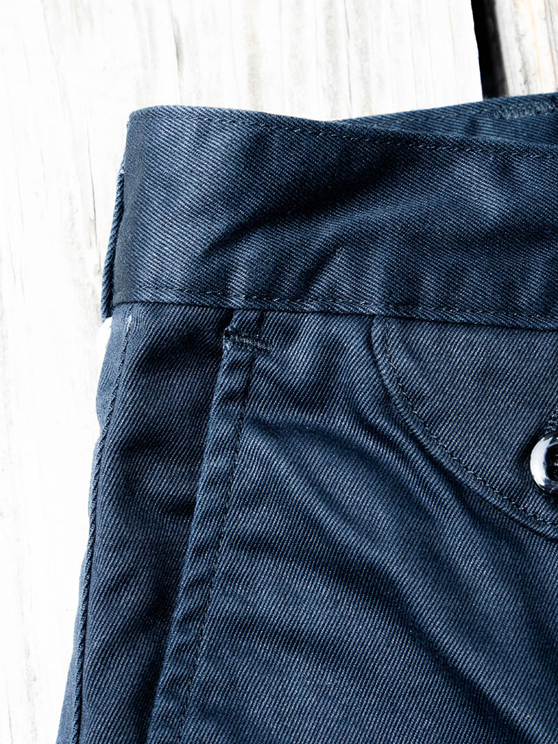 Officer Trousers, Regular Fit, Navy Chino