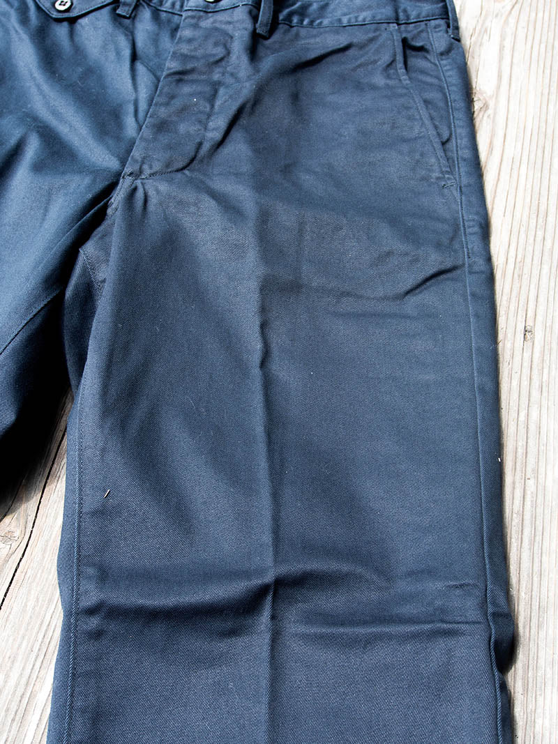 Officer Trousers, Regular Fit, Navy Chino