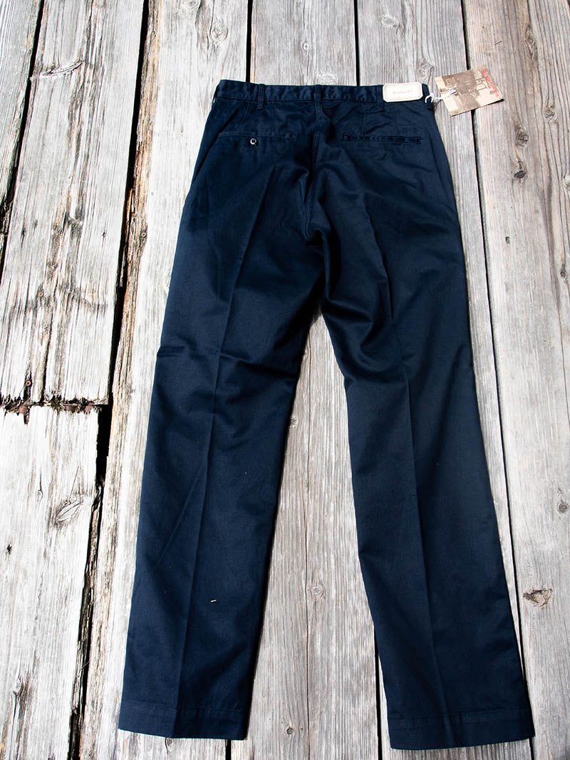 Officer Trousers, Regular Fit, Navy Chino