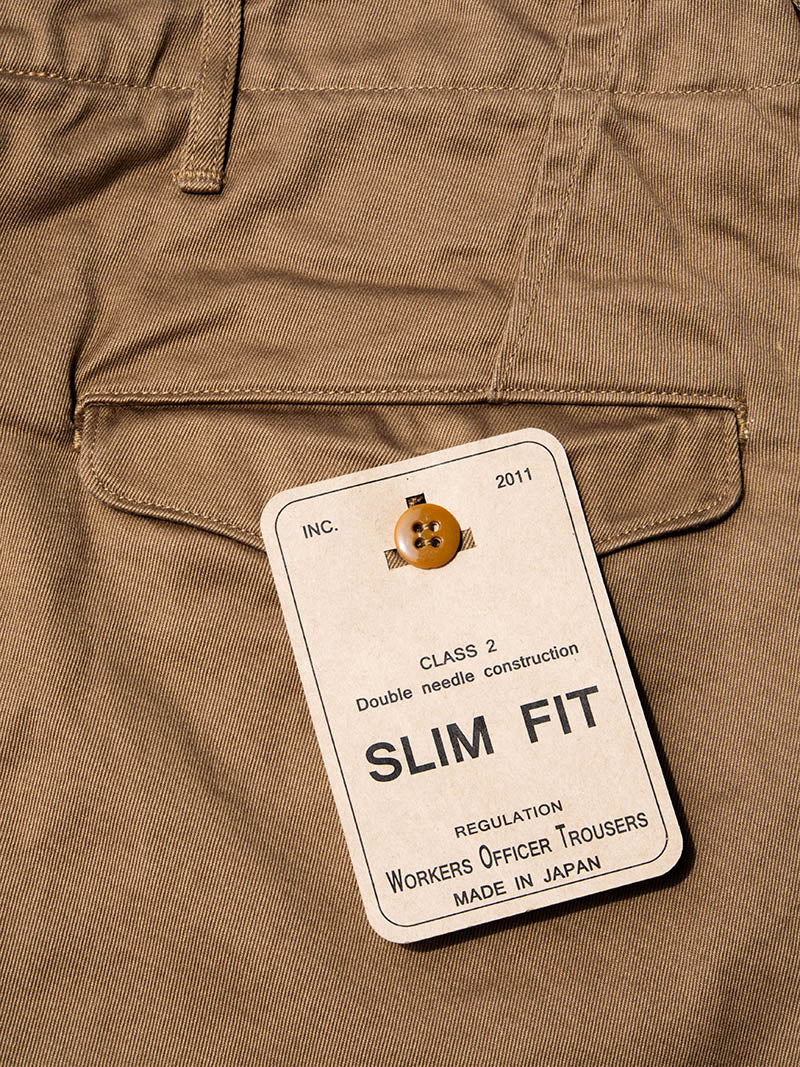 Officer Trousers Slim, Type 2, USMC Khaki