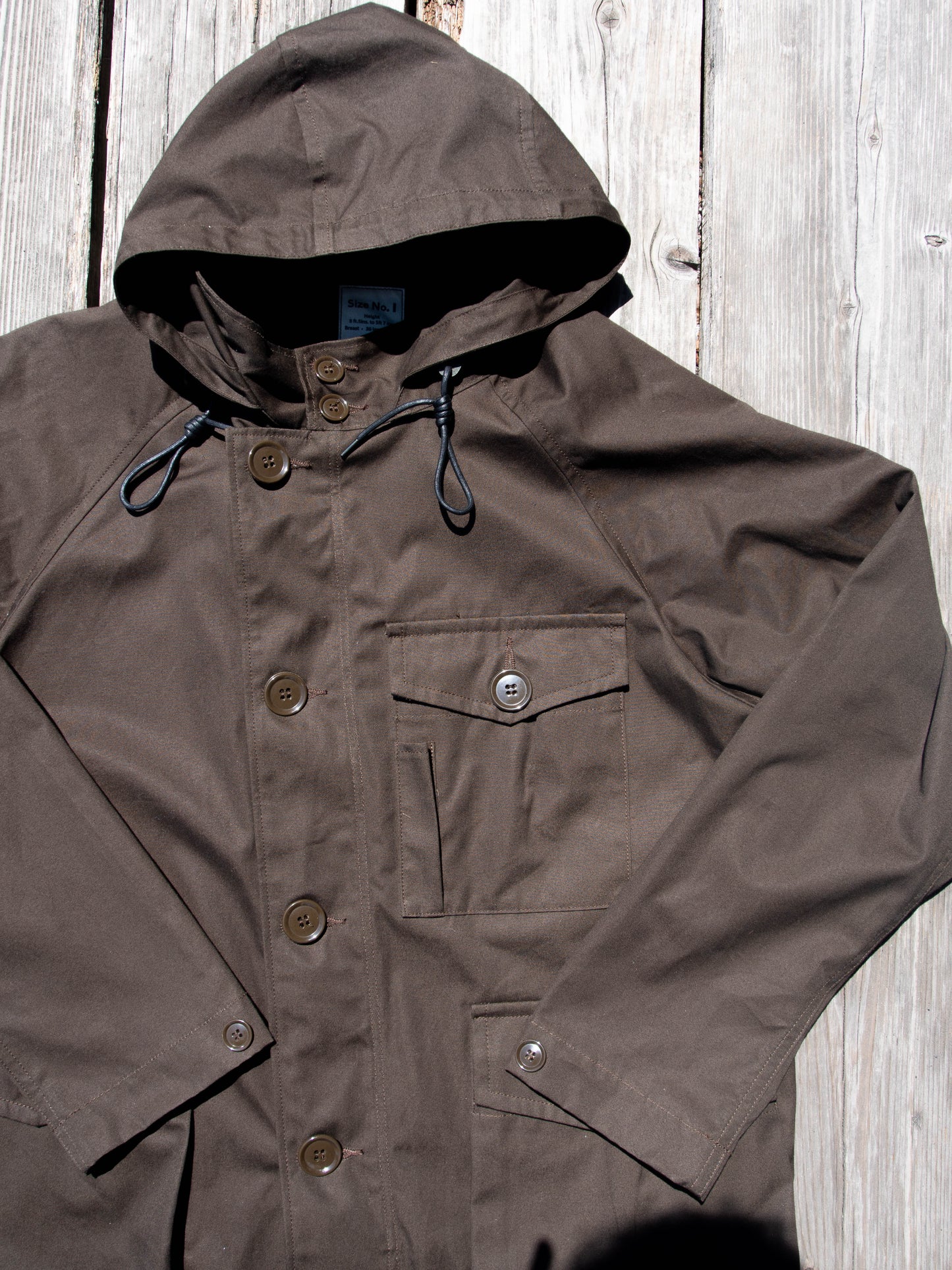 RAF PARKA, Heavy Ventile, Dark Brown