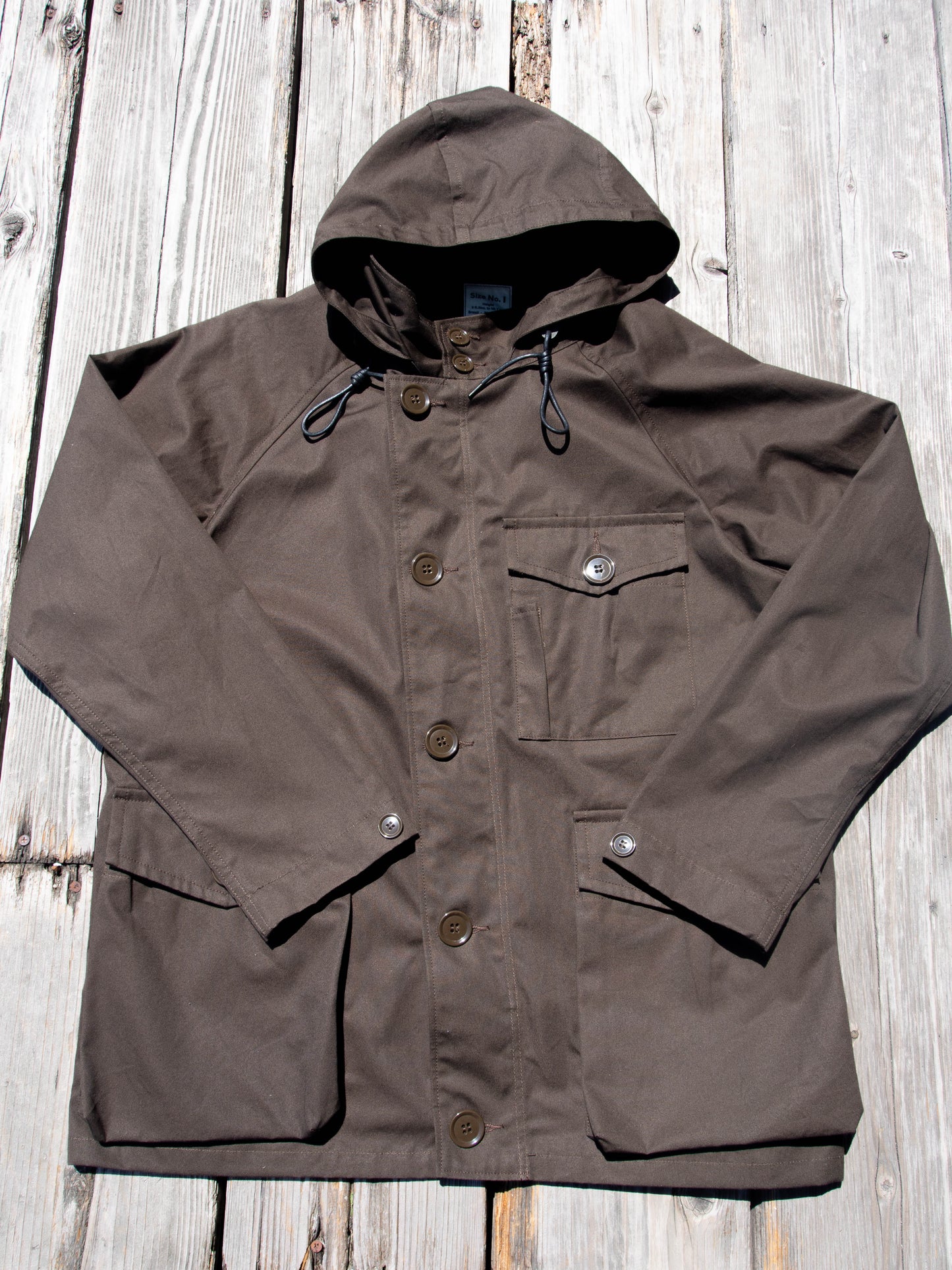 RAF PARKA, Heavy Ventile, Dark Brown