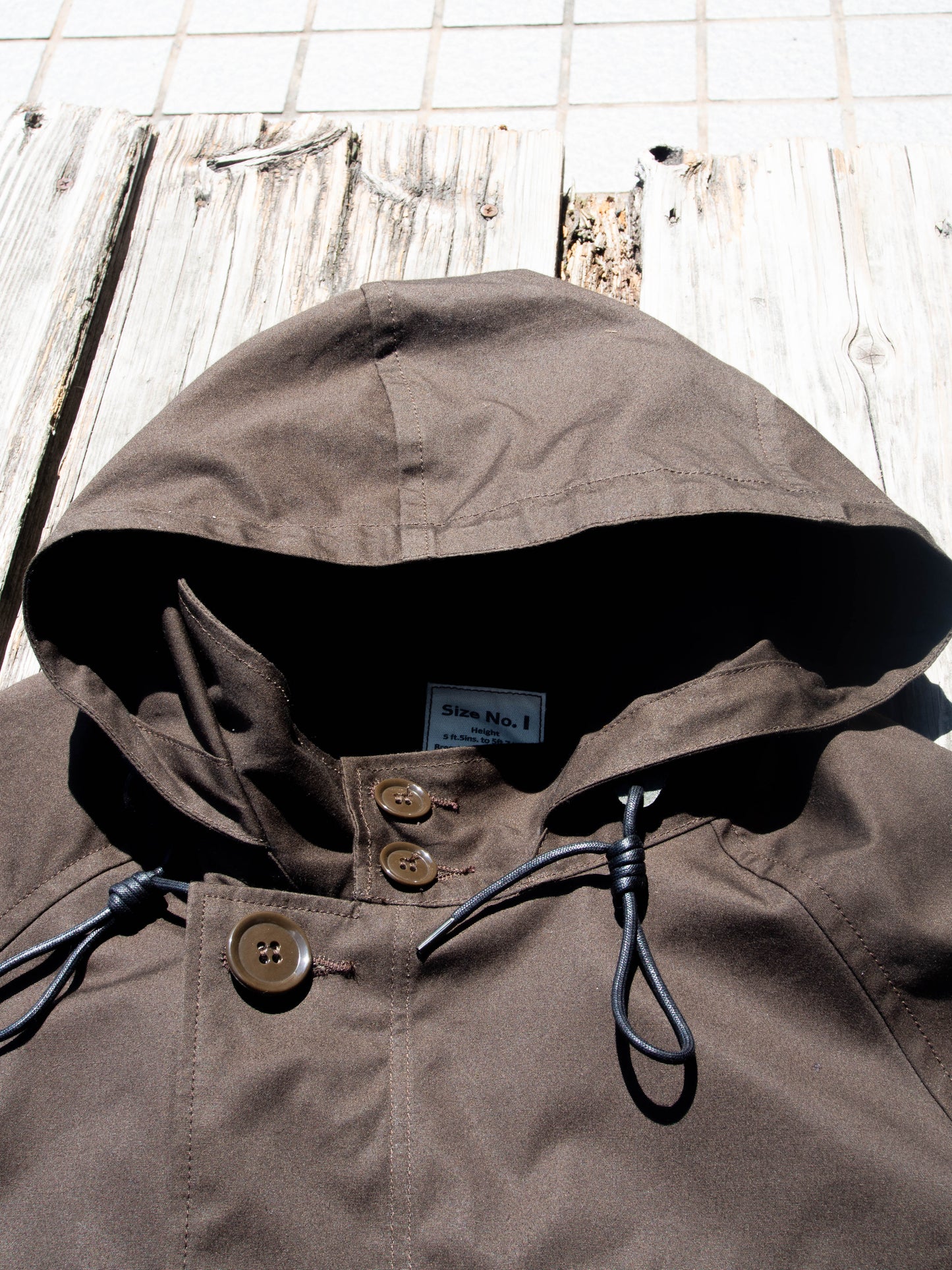 RAF PARKA, Heavy Ventile, Dark Brown