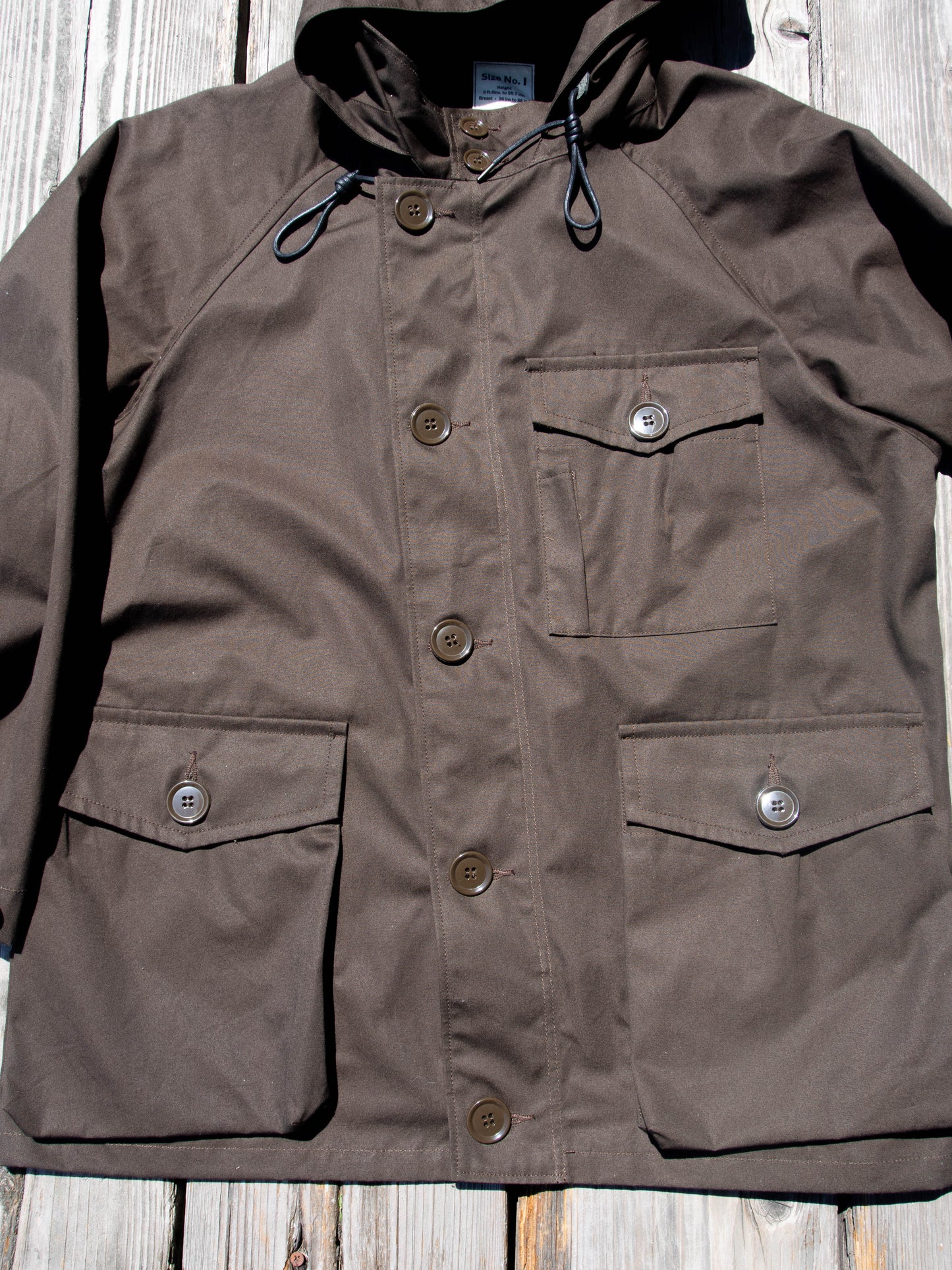 RAF PARKA, Heavy Ventile, Dark Brown