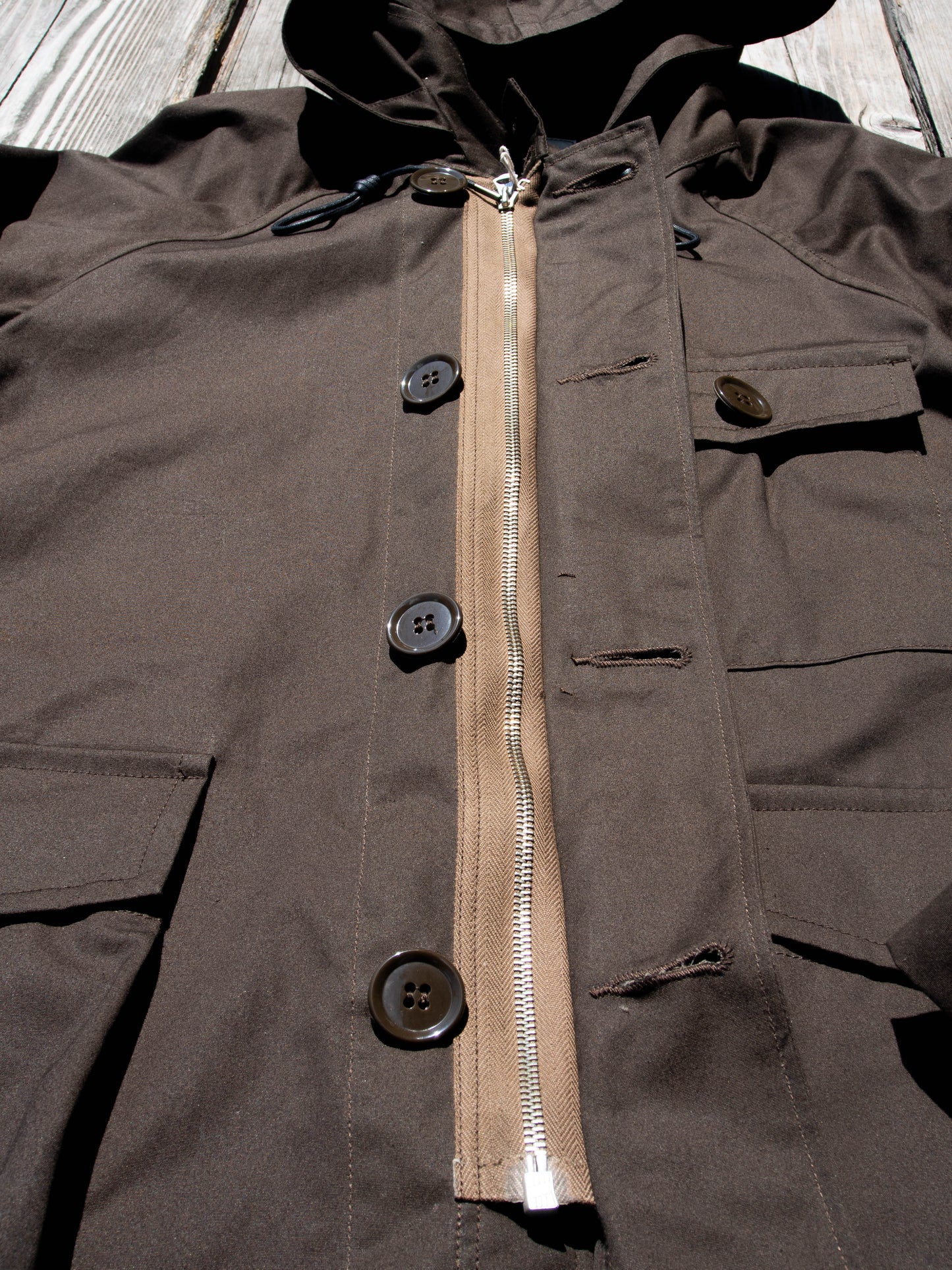 RAF PARKA, Heavy Ventile, Dark Brown