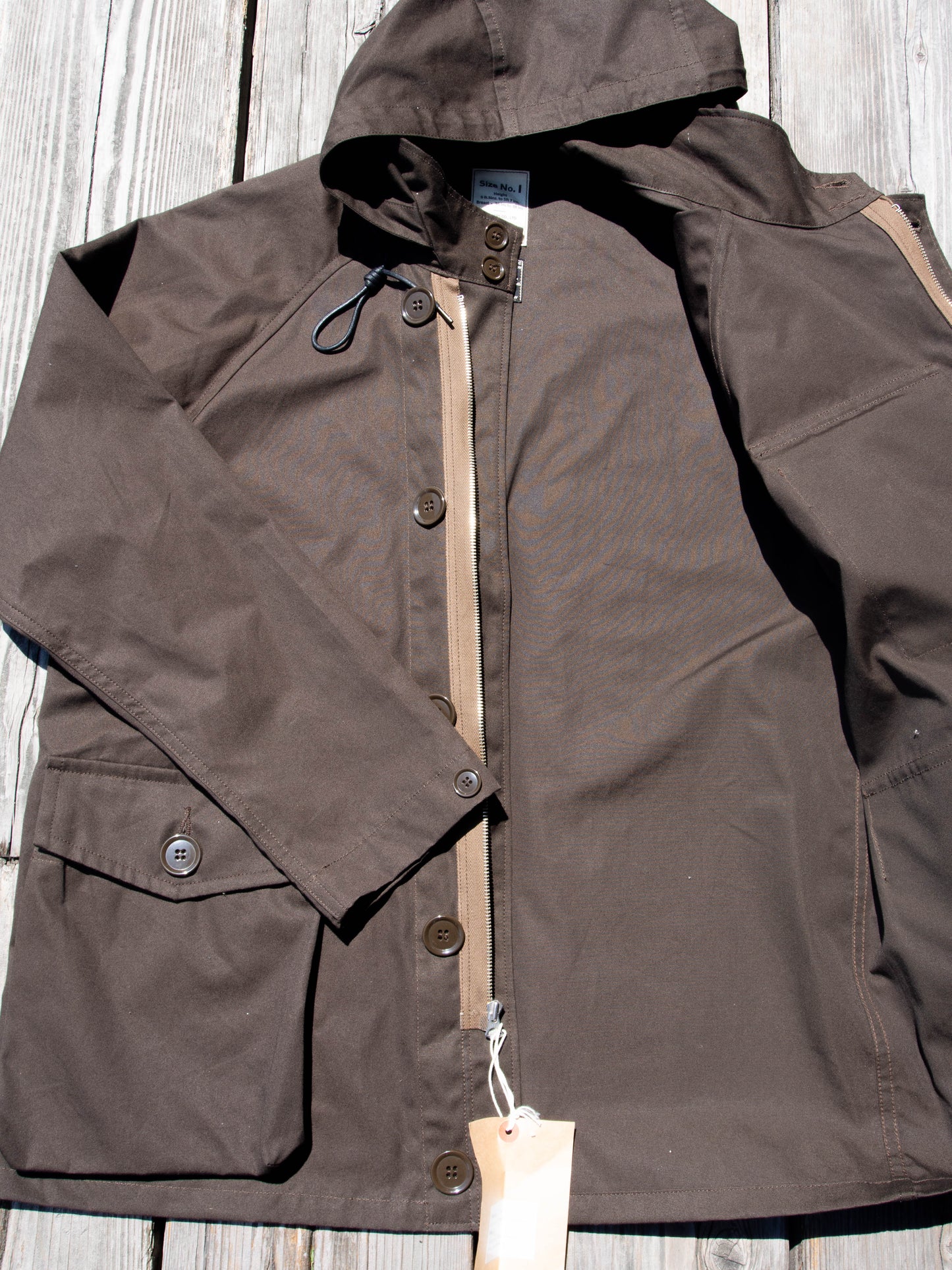 RAF PARKA, Heavy Ventile, Dark Brown