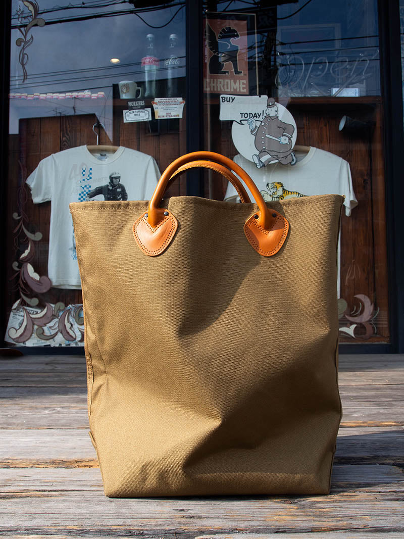 Leather tote online handles