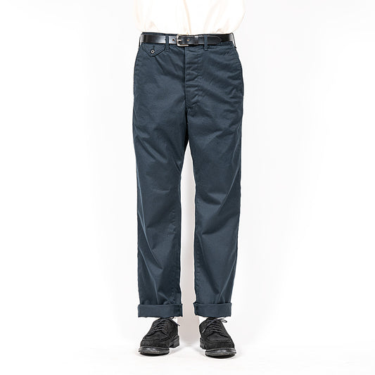 Officer Trousers, Regular Fit, Navy Chino