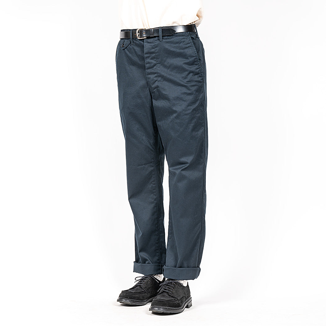 Officer Trousers, Regular Fit, Navy Chino